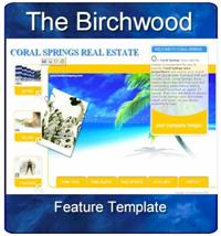 real estate template design three